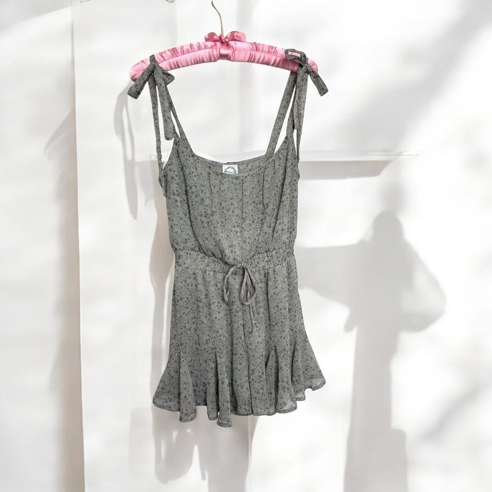Floral Sleeveless Babydoll S coquette romantic Fairycore boho coastal cowgirl